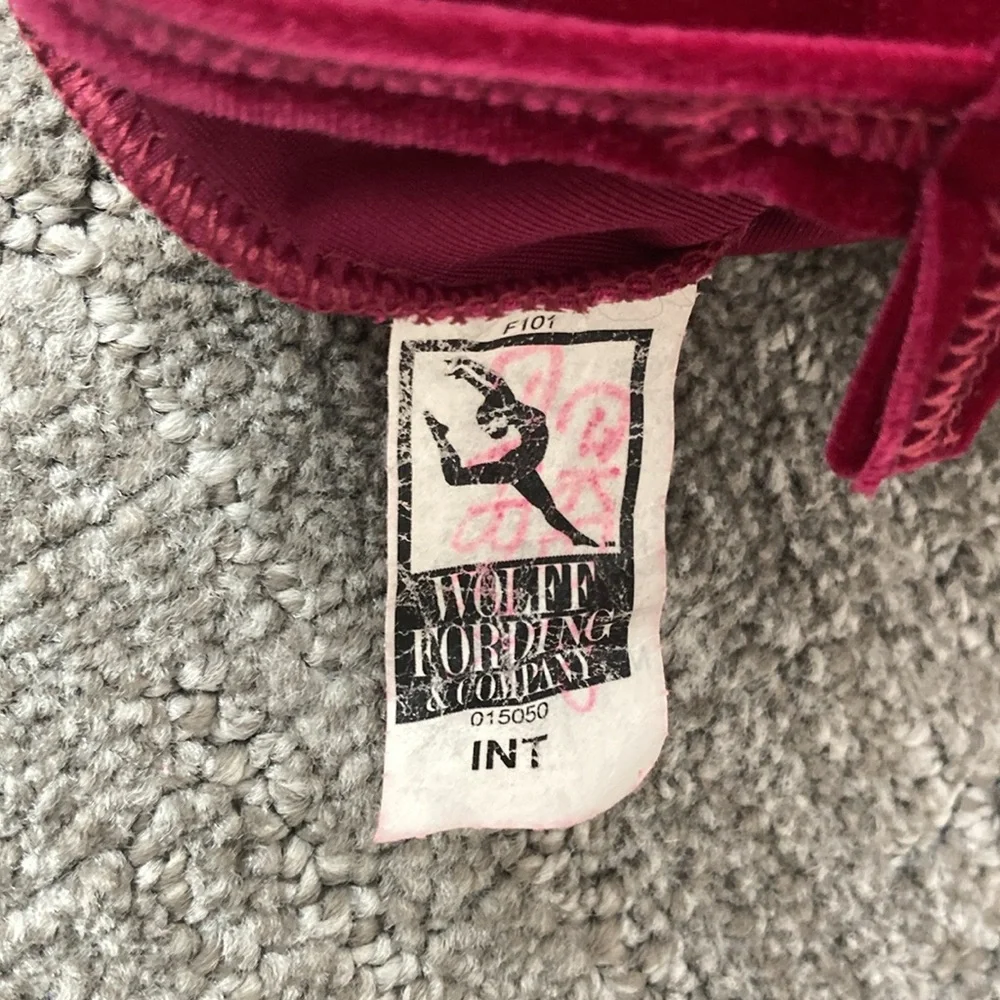Wolff Fording & Company Infant Size Velvet w/ Tutu Leotard